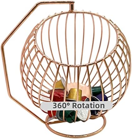 K Cup Holder-Coffee Pod Holder-360° Rotation Coffee Pod Organizer-Coffee Pod Storage-Espresso Pod Holder