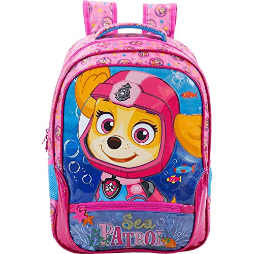 Mochila Xeryus Patrulha Canina Rosa Sea Patrol Com Toca M 7962 26431