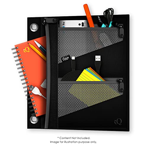 Ischolar Jumbo Expandable Pencil Pouch, 3 Pockets, Color Will Vary (55035) #TOP2