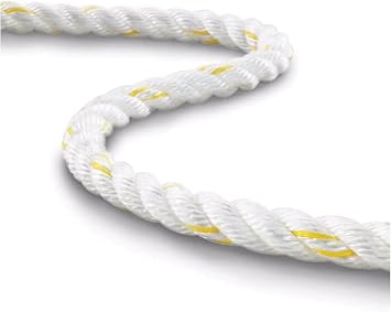 Multiline 1/2" x600 White/Yellow Rope - and | Durable