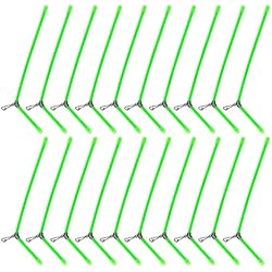 Aparejo Antienredos Surfcasting Pesca Anti-enredo Anti Enredos De Pesca Accesorio Conector De Equilibrio De Pesca con Tubos Espaciadores Giratorios Anti Enredos Accesorios De Pesca para La Pesca De La Carpa (15 Cm) 20 Piezas