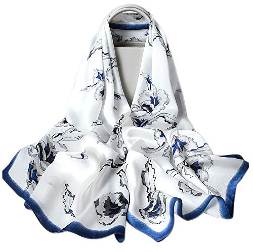 Sciarpa in seta di gelso, grande foulard di seta