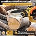 TREXEEN Mini Chainsaw for Dw Battery 20V MAX,8-Inch and 6-Inch 2-IN-1 Cordless Mini Chainsaw,Brushless Chain saw 20v for Wood Cutting, Tree Trimming (Battery Not Included)