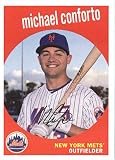 2018 Topps Archives Baseball #76 Michael Conforto New York Mets 1959 Topps Design