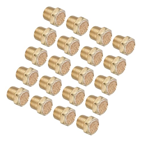 MECCANIXITY 20PCS Pneumatic Exhaust Muffler, 1/8