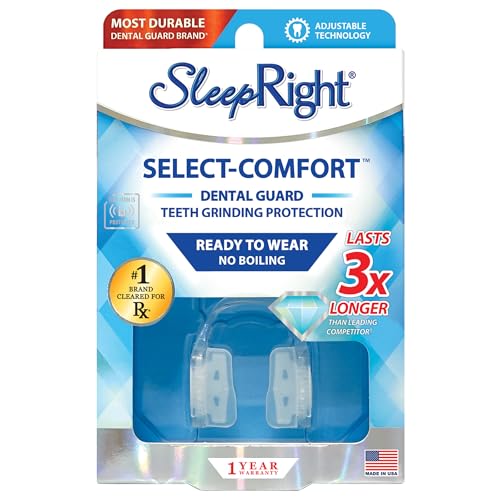 SleepRight Select-Comfort Night Guard – Dental Mouth Guard for Sleeping, Prevents Teeth Grinding &...