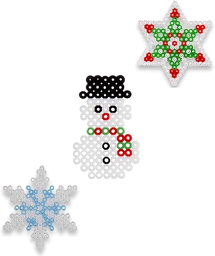 Amazon Co Jp Meltie ビーズキット クリスマス用 3個セット 子供用 エルティビーズキット 雪だるま 星 雪の結晶付き ホビー Amazon Co Jp Meltie ビーズキット クリスマス用 3個セット 子供用 エルティビーズキット 雪だるま 星 雪の結晶付き ホビー