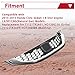 HECASA Front Bumper Grill Compatible with 2013 2014 2015 Honda Civic Sedan 71121TR3A01 HO1200216 (Grille) 71122TR3A01 HO1202109 (Molding) Honeycomb Bumper Hood Grille