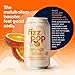 Fizz Pop Metabolic Sparkling Postbiotic and Prebiotic Soda Pop Gut Health Seltzer Water Fiber Drink, Metabolism Booster, Orange Bliss Flavor, 12 oz Cans (Pack of 12)