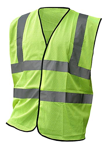 Hi Viz Cool Mesh Vest Waistcoat HVMW (LL) Colour=Yellow Size=XL