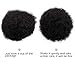 AISI QUEENS Short Afro Synthetic Curly Hair Ponytail African American Kinky Curly Wrap Drawstring Puff Ponytail Hair Extensions with 2 Clips(Large 1B#)