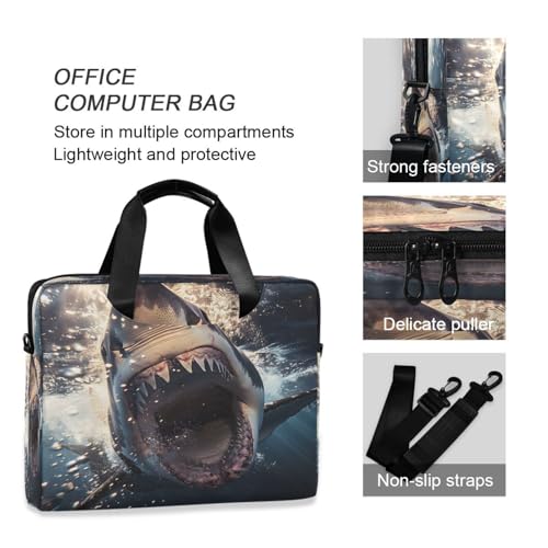 Bolso Maletín para Laptop ALAZA Blanco con Estampado miniatura 5