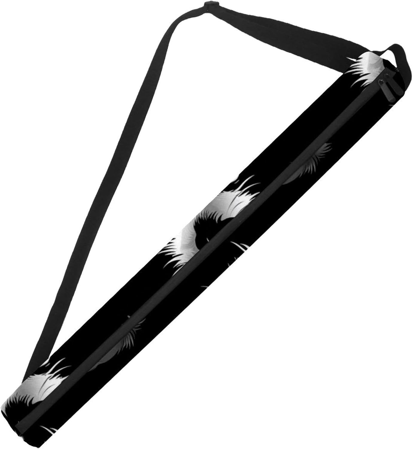 Classic Black White Paw Print Golf Cooler Beer Sleeve for