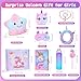 Cherry Tale Unicorn Gifts for Girls Age 6-8, Kids Unicorn Toys Set with Light Up Star Pillow Diary Headband Eye Mask Christmas Birthday Gifts for Little Girls Age 4 5 6 7 8 9 10