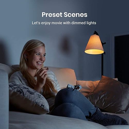 Miniatura 9 de Broadlink Bombilla inteligente Wi-Fi, luz LED regulable RGB multicolor cambiante, A19 E26 10W, funciona con Alexa, Google Home, Siri e IFTTT, no