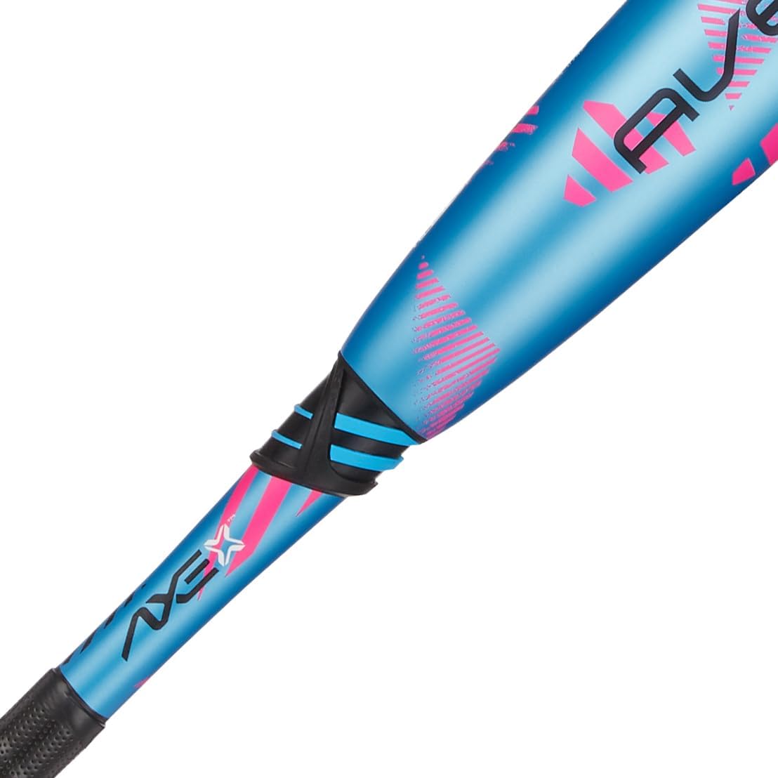 Axe | Avenge Pro 3 | USSSA Baseball Bat | Drop -10/-8/-5 | 3-Piece Composite | 2 3/4" Barrel | Blue/Pink
