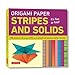 Origami Paper - Stripes and Solids 6" - 96 Sheets: Tuttle Origami Paper: High-Quality Origami Sheets Printed with 8 Different Patterns: Instructions for 6 Projects Included