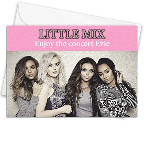 Little Mix personalised concert ticket card