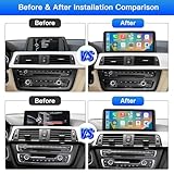 CARabc 10.25-inch Car Radio with Wireless CarPlay for BMW 3/4 Series (2012-2015), NBT System F30/F31/F32/F33/F34/F36, Car Multimedia Receiver, Supports CarPlay/Android Auto/MirrorLink. - Image 4