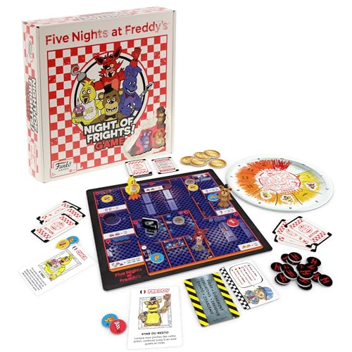 Funko Games - Five Nights at Freddy's - Night of Frights, Horror-Brettspiel...