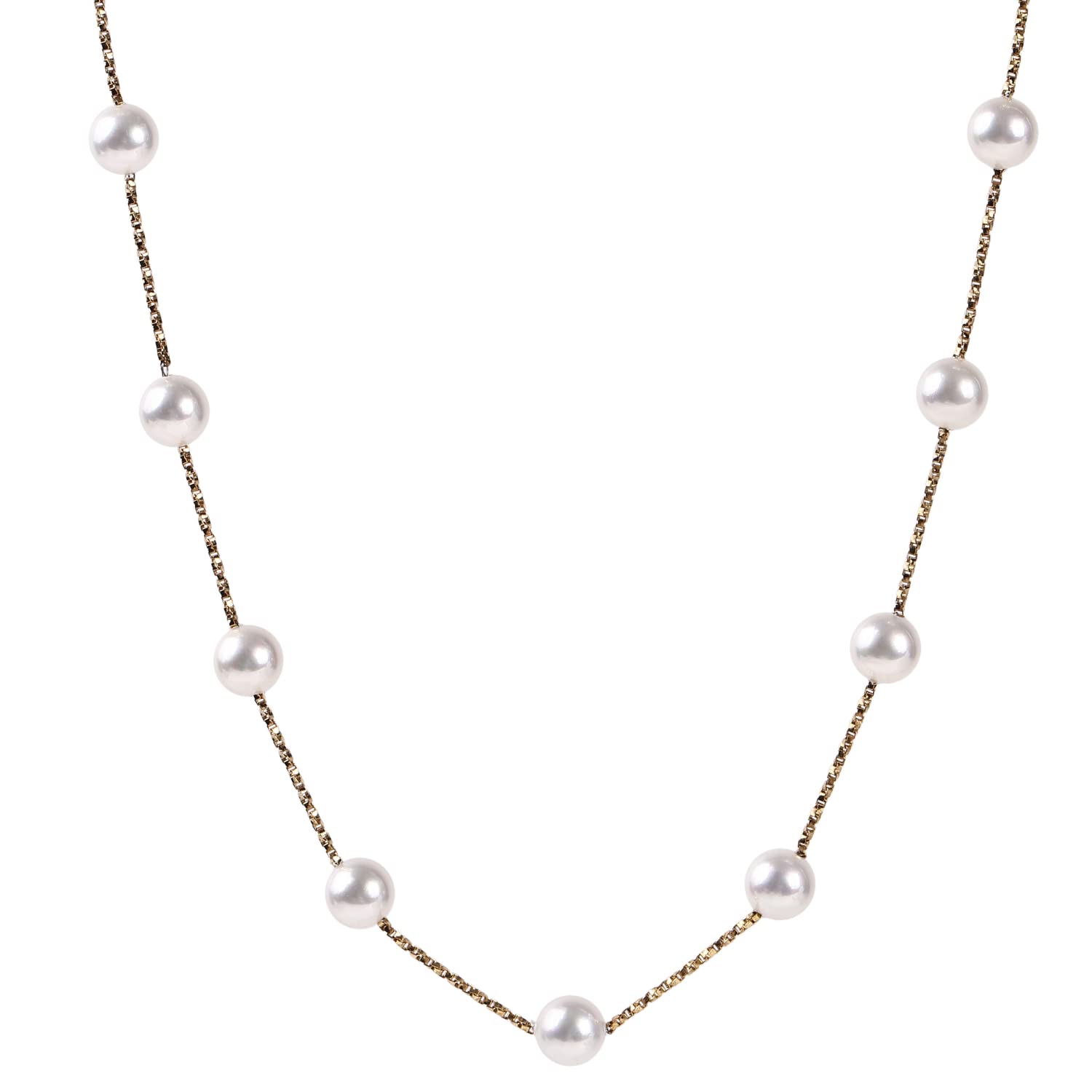 Amazon | [MIONO] 【桂由美プロデュース】 パール ネックレス Yumi  