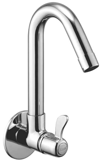 Oleanna Omcsc Magic Brass Garnet Quarter Turn Fittings Concealed Stop Cock (1/2 Inch, Silver, Chrome Finish)