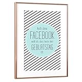 artboxONE Poster mit Rahmen Kupfer 30x20 cm Auch ohne 