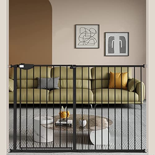 WAOWAO 36.22" Extra Tall Wide Pressure Mounted Baby Gate