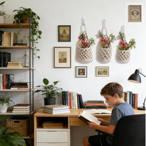 Corbeilles pour d'extérieur et support mural pour maison et jardin - 3