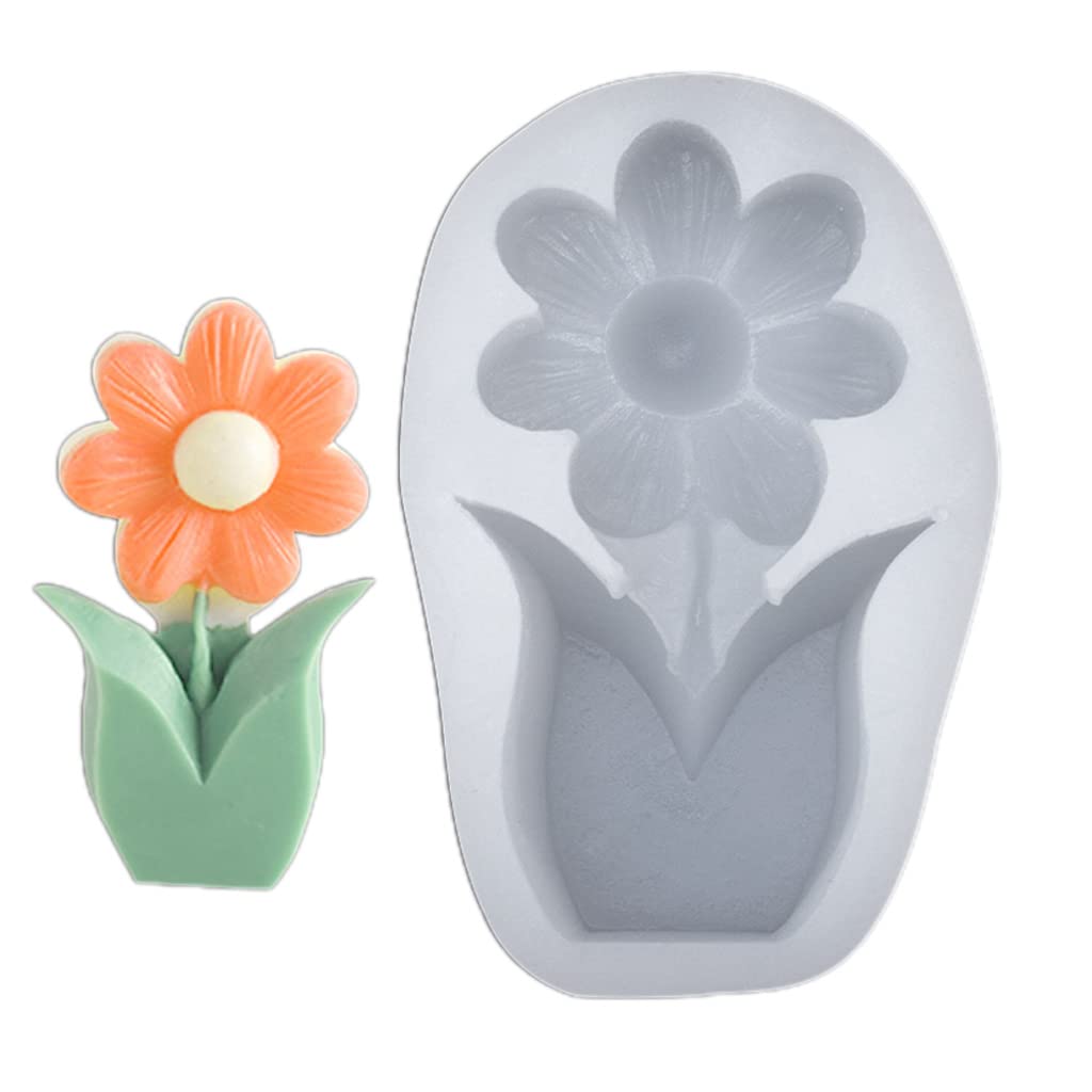Elnwnnkc A Flowers Heart Shape Silicone Gadgets For Baking Chocolate Fondant Making Silicone Soap Molds Shapes