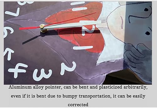 Miniatura 3 de Reloj de pared silencioso de dibujos animados reloj de pared lindo gato escalada a piano decoración de pared música reloj de cuarzo para aula piano