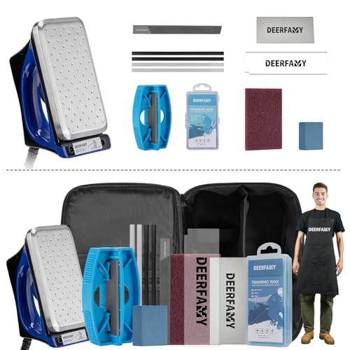 image for DEERFAMY Complete Basic Snowboard Tune Kit with Wax, Ski Snowboard Wax