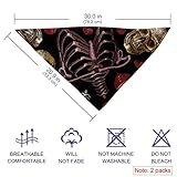 Zoom IMG-2 2pcs pet triangle sciarpa grande