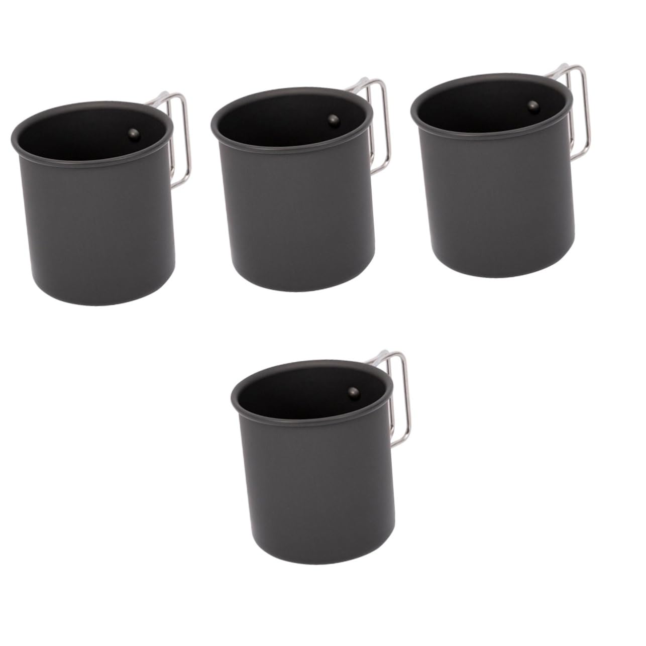 Yardwe 4pezzi Tazza Da Campeggio Portatile Per Bevande Calde e Fredde Bicchiere Per Attività Outdoor Per Picnic e Viaggi
