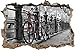 Produktbild Pixxprint 3D_WD_5329_92x62 Fahrräder an Wasserstraße Wanddurchbruch 3D Wandtattoo, Vinyl, schwarz / weiß, 92 x 62 x 0,02 cm