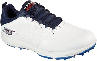 Skechers Pro 4 Legacy Spiked Golf Shoes White / Navy 11.5