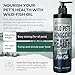 Wild Dog Fish Oil - Premium Multi-Fish Blend for Skin & Coat Health - More Potent Than Salmon Oil for Dogs - 1437mg of Omega 3 for Dogs - EPA & DHA – 8 fl oz Pump