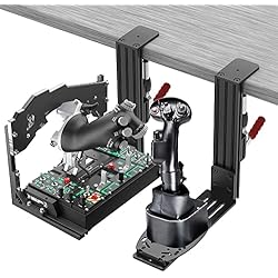 JUYEER tischhalterung kompatibel f ür Logitech x52 / x52 Pro / x56 / x56 Rhino/drossel quadrant/pulse Master warthog 10c & drosselle/t.16000m FCS/TCA Officer Package Airbus