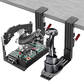 Uniwersalny uchwyt biurkowy Hotas do joysticka Thrustmaster HOTAS Warthog i przepustnicy/WinWing Orion 2/T.16000M FCS/TCA Officer Pack Airbus/VKB Gunfighter MK.lll/Logitech X52/X56 i tak dalej