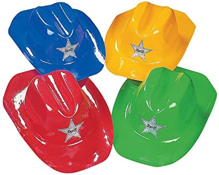 Fun Express Cowboy Hat Bulk 12 Pack - Plastic image 2