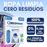 Detergente en Tiras para Lavadora (Máximo 80 Lavados) - Efecto...