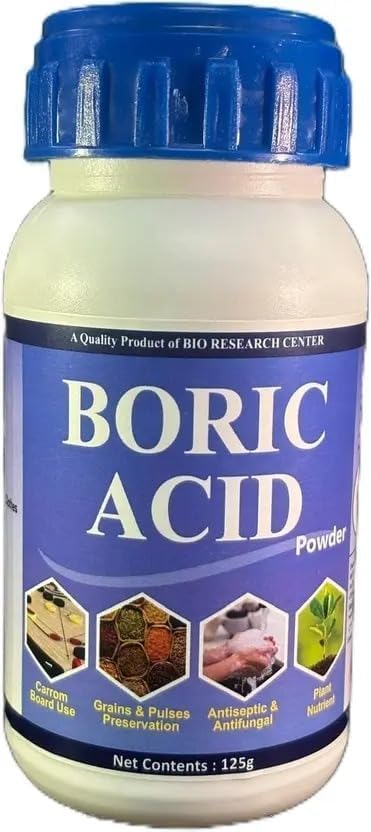 BIO RESEARCH CENTER Boric Powder for Multi-Purpose Household, Cleaning, Preservative and General Utility Applications | 125g