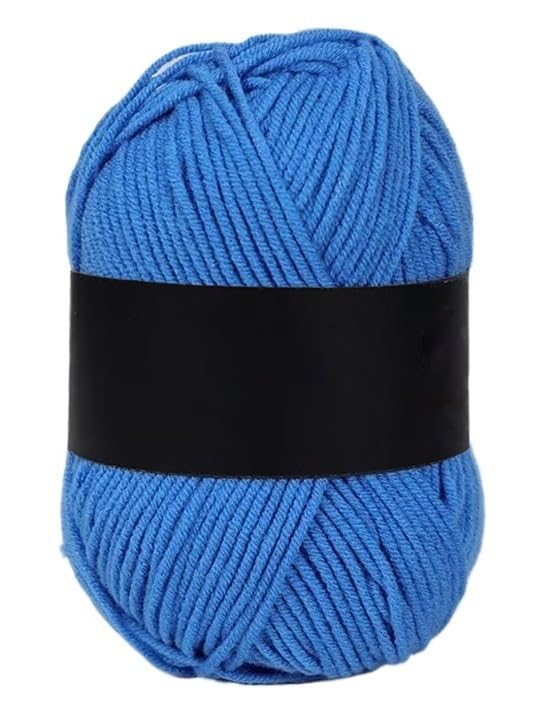 Fil de coton pour crocheter de qualité supérieure | Fil à tricoter moyen mélangé 4 fils robustes