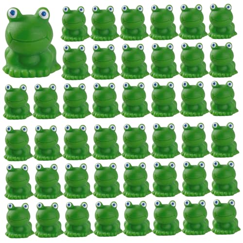 Mini grenouilles en résine résistantes à la décoloration pour vos décors miniatures faits main