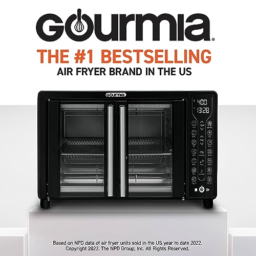 Gourmia GTF7460 Toaster Oven Air Fryer Combo 17 Cooking Presets 1700W French Door Digital Air Fryer Oven 24L Capacity Accessories thumb #1