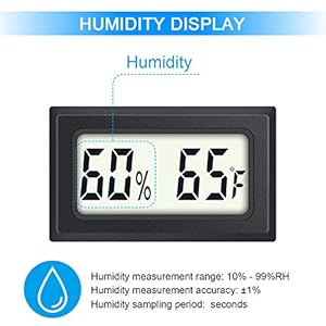 Mini-Digital-Thermometer-2-Pack-Hygrometer-Indoor-Humidity-Monitor-Temperature-Humidity-Gauge-Meter-with-Fahrenheit--for-Humidors-Greenhouse-Garden-Cellar-Closet-Fridge-Etc-by-DWEPTU - Cucciolini Doodles   Mini-Digital-Thermometer-2-Pack-Hygrometer-Indoor-Humidity-Monitor-Temperature-Humidity-Gauge-Meter-with-Fahrenheit--for-Humidors-Greenhouse-Garden-Cellar-Closet-Fridge-Etc-by-DWEPTU
