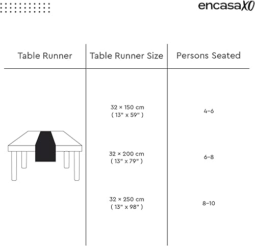 Miniatura 6 de Encasa XO Camino de mesa jacquard bohemio, diseño de frutas, estilo vintage, tamaño 13 x 98 pulgadas, tapiz bohemio tejido para comedor de 8 plazas,