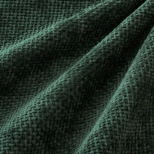Image of MIULEE Decorative Chenille Pillow Covers Christmas Green 18x18 Pack of 4