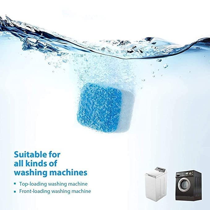 PERPART Washing Machine Cleaner Tablets | Descaling Powder Deep Cleaner Tablet All Companys Front nd Top Load Machine | Tub CleanerDrum Cleaner Tablet | Front And Top Load Washing Machine Cleaner (24) 2