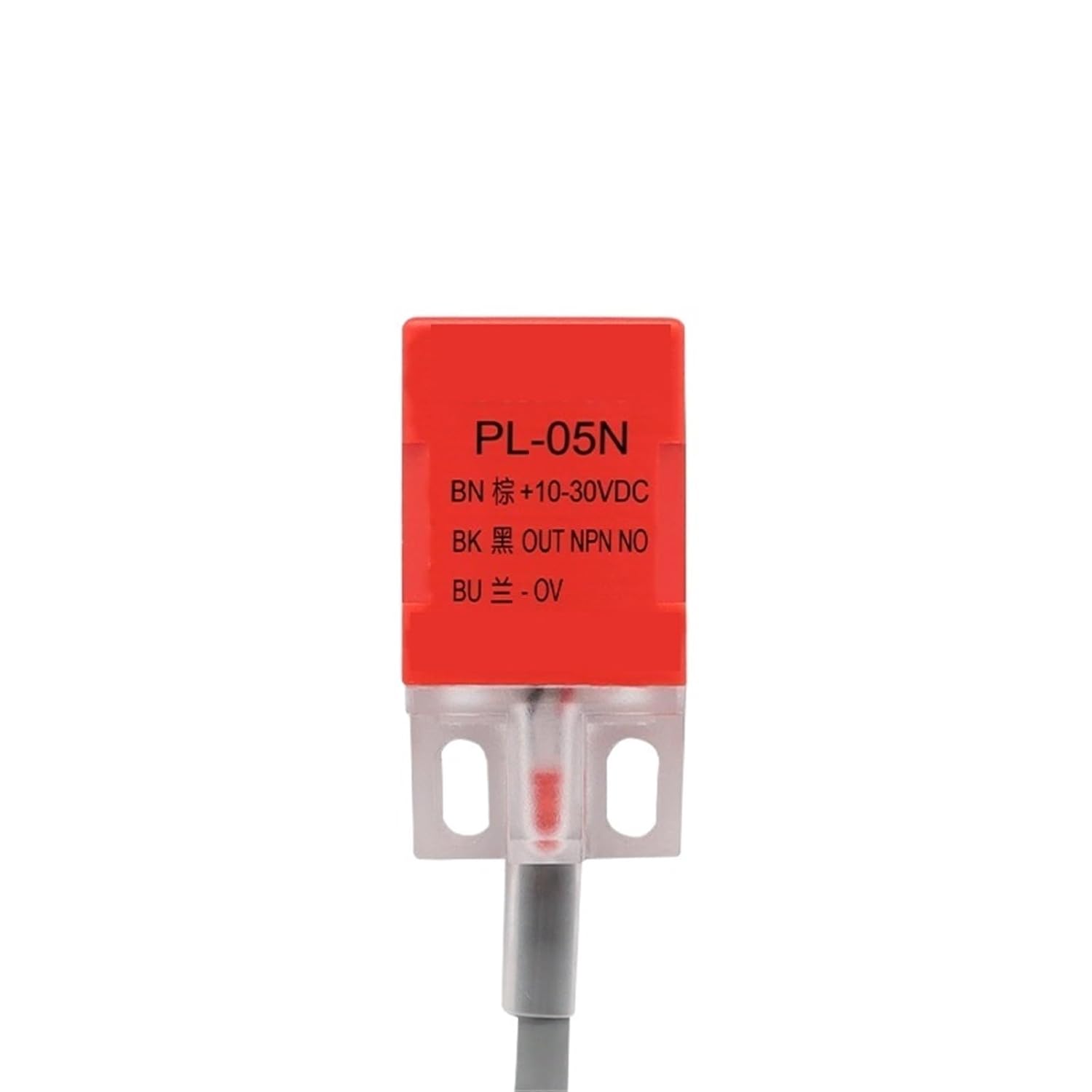 1pcs 3D Printer DIY PL-05/08 Serise Square Inductive Proximity Sensor Switch Bed Leveling Probe NPN NC DC 10-30V(PL-05N)